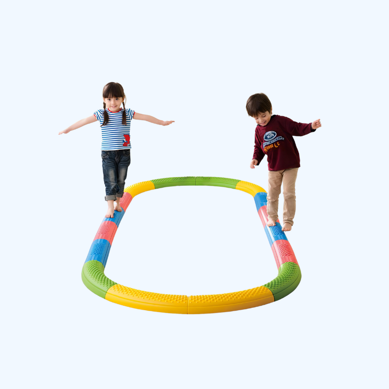 Evenwichtsbalk & Stapstenen Set | Balansspeelgoed 3+ Jaar