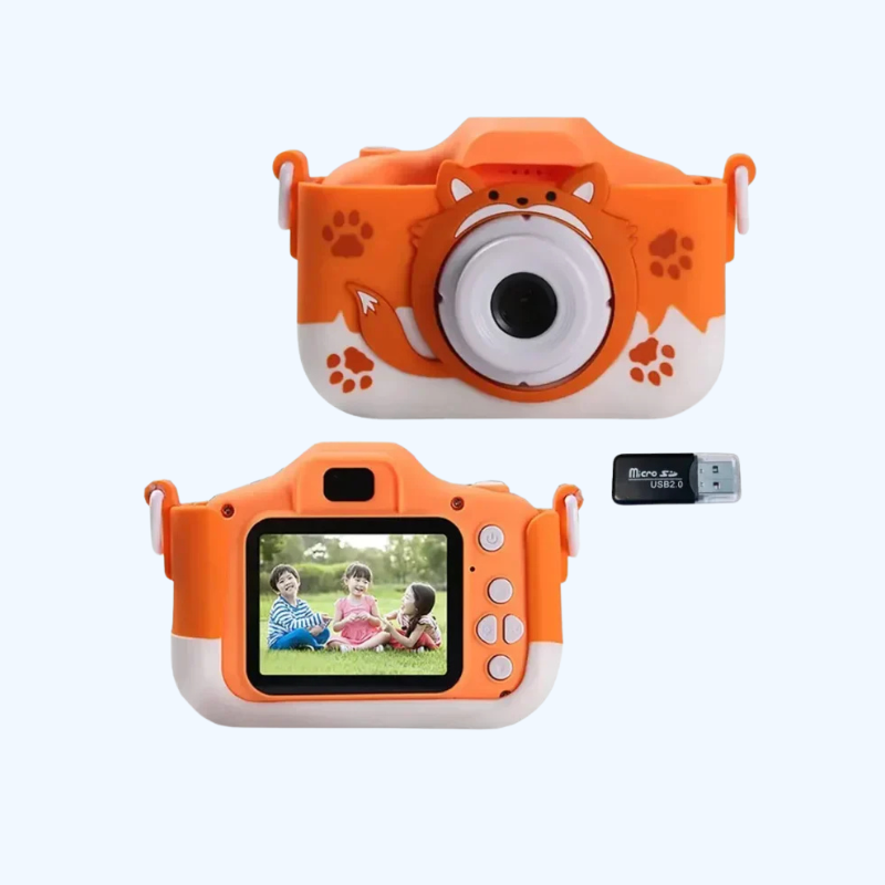 HD 1080P Kindercamera - 20MP Camera met USB-oplader, Shockproof Silicone Bescherming