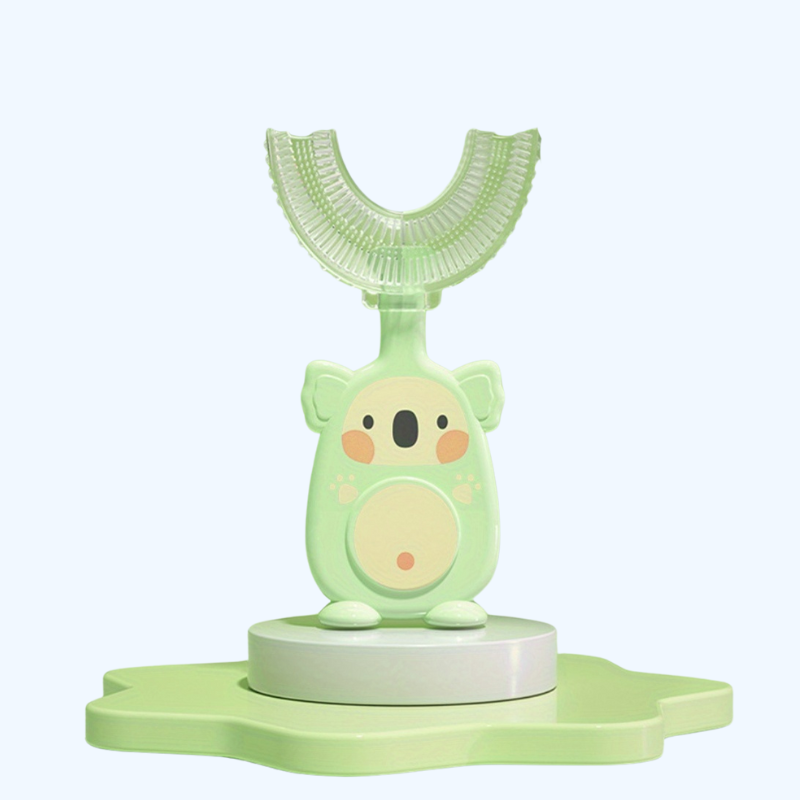 U Baby Tandenborstel | Baby Molairstok | Fopspeen & Tandenborstel voor Baby's | Siliconen Melktand Tandenborstel | Mondverzorging voor Pasgeborenen 0-2 Jaar