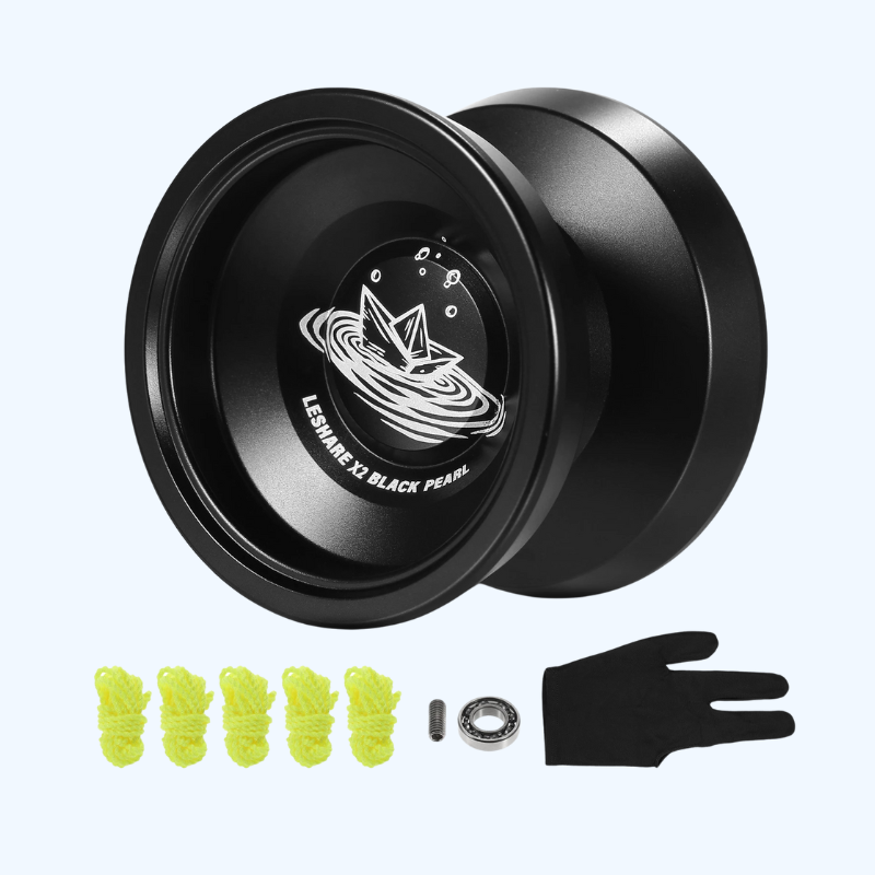 Aluminium Yoyo Bal | Competitie Yoyo met Lagers, Koorden en Handschoenen, Klassiek Cadeau voor Kinderen