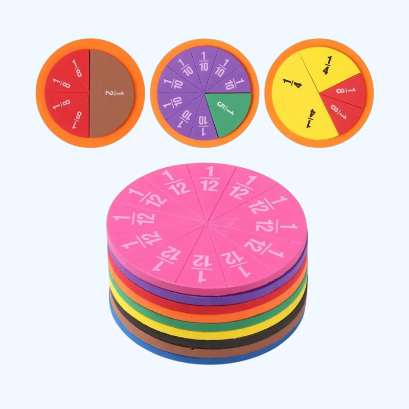 Montessori wiskunde leer set 51 stukken - STEM educatief hulpmiddel van EVA voor kinderen