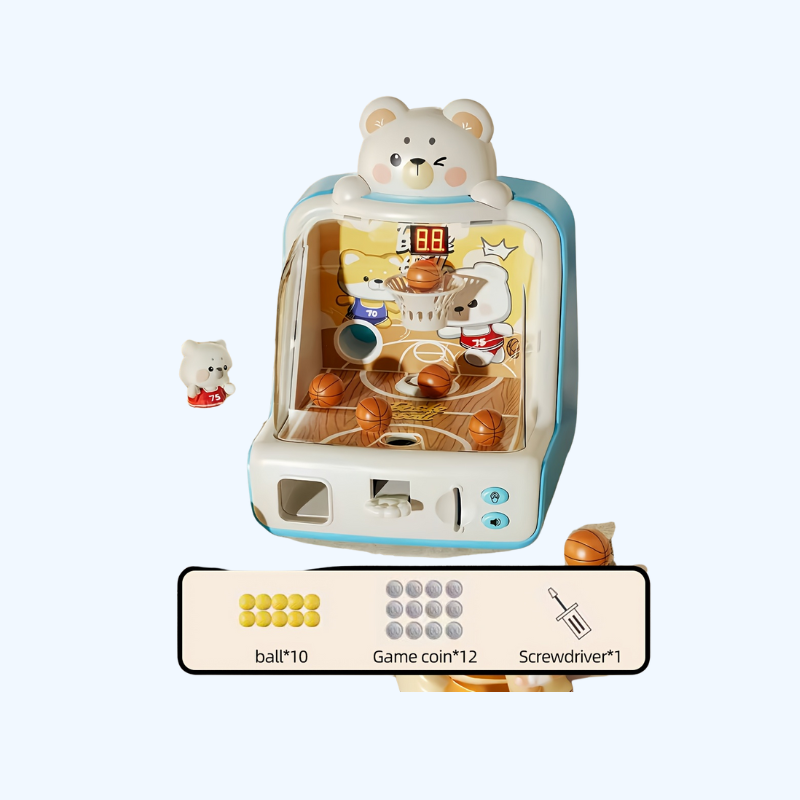 Interactief Automatisch Basketbalspel | Multiplayer Plezier, Ideaal Cadeau voor Kinderen