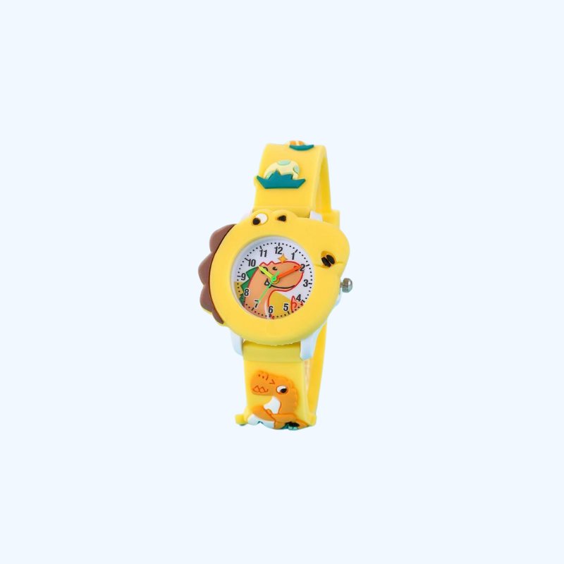 Kinderhorloge met Dinosauruspatroon | Schattig Quartz Horloge voor Jongens en Meisjes