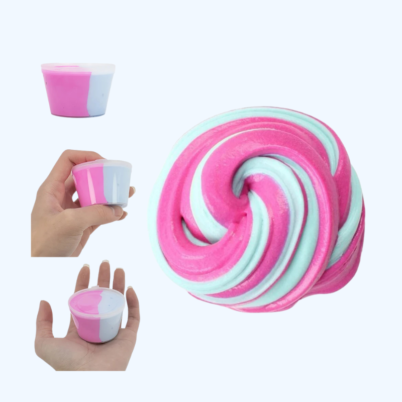 Fluffy Slime | DIY Zacht Klei Materiaal, Lichtgewicht Putty Modelleer Speelgoed, Educatief en Creatief