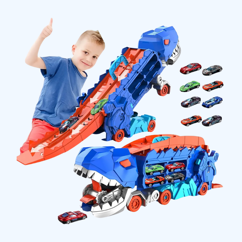 Dino Transport Truck | Omvormbare Speelauto & Dinosaurus Set