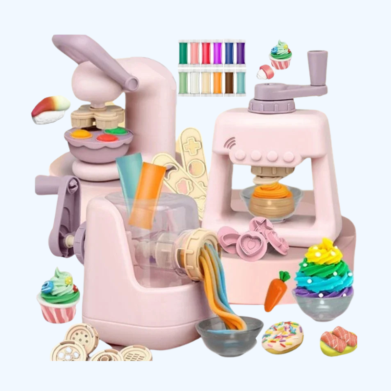 Plasticine Mallen | Kleurige Klei voor Modelbouw, Simulatie van Noedels en Taarten, Educatief Speelgoed voor Kinderfeestjes