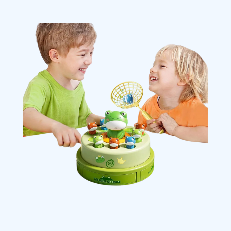 Springende Kikker Spel | Muzikaal Reactiespel met Pop-Up Kikkers