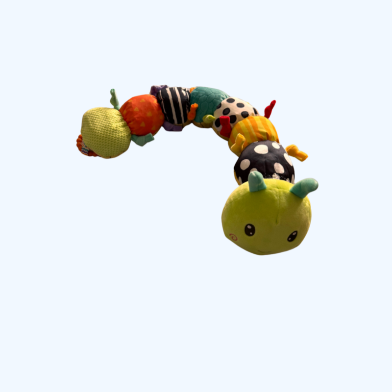 Muzikale Rammelaar Caterpillar – Speelgoed voor Baby’s 0-12 Maanden