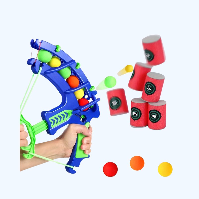 Zachte Schuim Ballen Kinderboog Set - Competitief Intellectueel Schietspel, Veilig en Leuk, Hand-Oog Coördinatie Oefening - Plastic Constructie - Perfect Cadeau voor Kerst, Halloween, Dankzegging, Verjaardag - Voor Jongens & Meisjes