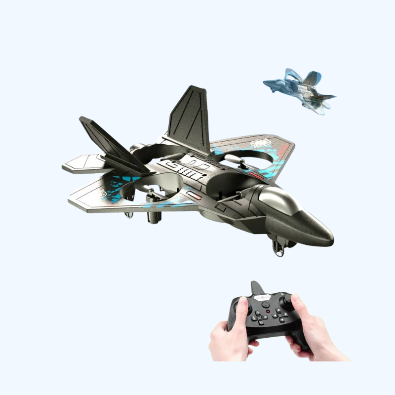 RC Vliegtuig 2.4G met Afstandsbediening | Zwaartekracht Sensorische Helikopter & Glider met LED-verlichting