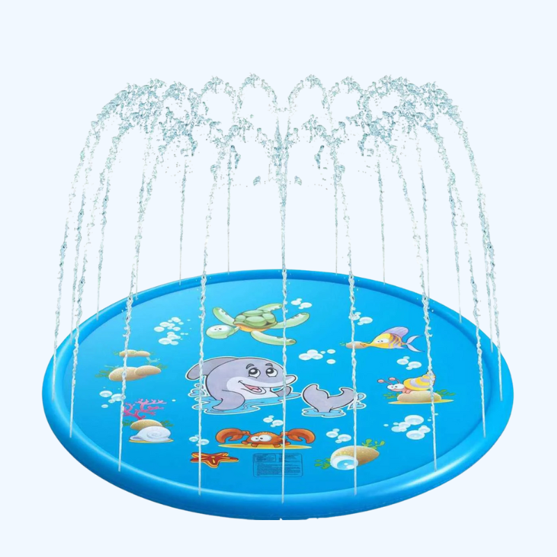 Spray Mat voor Kinderen | 100/170cm Strand Opblaasbaar Water Speelmat, Zwembad Speelgoed voor Buiten