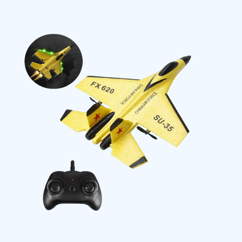 2.4G Radiografisch Bestuurbare Zweefvliegtuig | Afstandsbediening Straaljager Schuimvliegtuig Speelgoed voor Jongens Kinderen