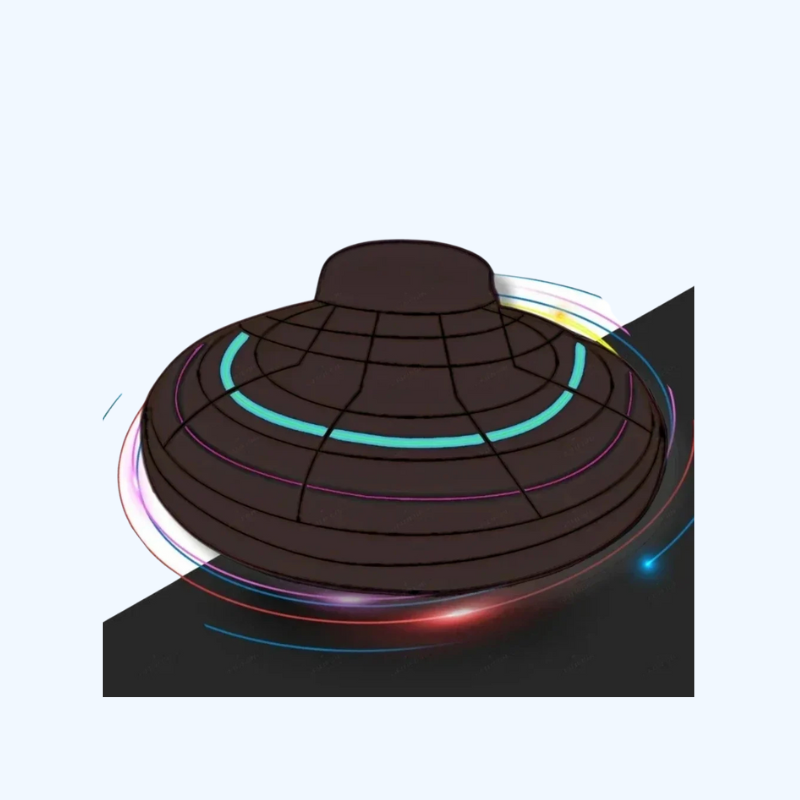 Magische Vliegende Helikopter Spinner | Upgraded Vingertop Gyroscoop Fly Orb Hoverbal Mini Drone | LED Speelgoed Cadeaus voor Kinderen