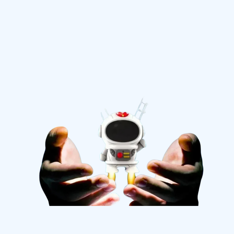 Zwevende Lichtegevende Vliegende Robot Astronaut Speelgoed | Handbestuurde Drone met Lampjes | Interactief Buitenspeelgoed voor Kinderen Cadeau