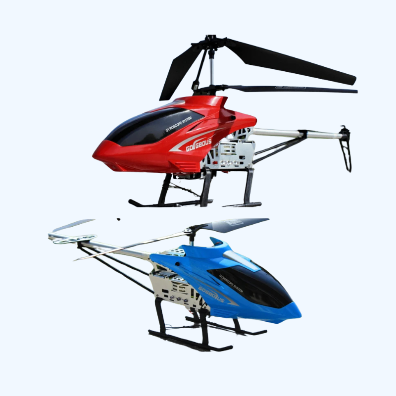 Helikopter met Afstandsbediening | Extra Duurzaam Groot Vliegtuig Speelgoed voor Kinderen | 3.5CH 80cm Drone Model voor Buiten