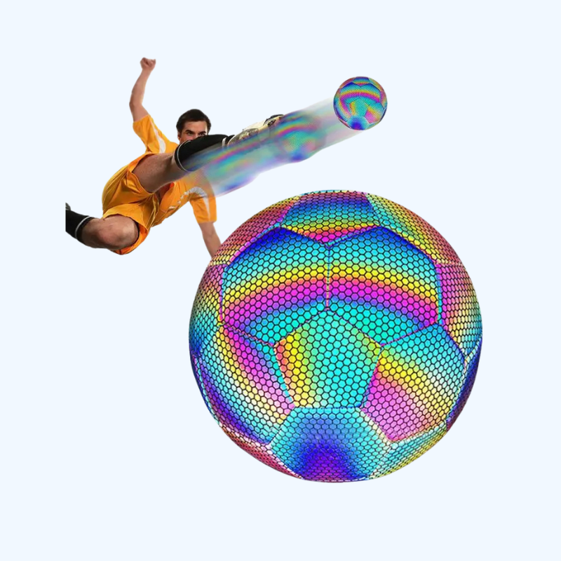 Reflecterende voetbal maat 5, lichtgevend | Kinderen 6+ | Buiten