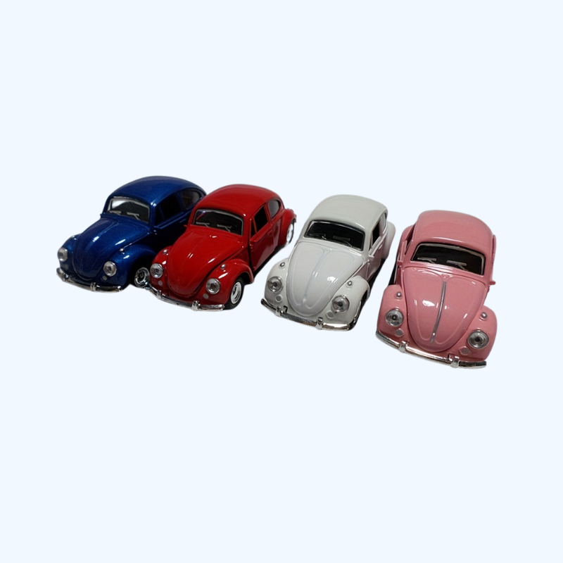 Klassieke speelgoedauto van metaal met openende deuren - Geschikt als Halloweencadeau.