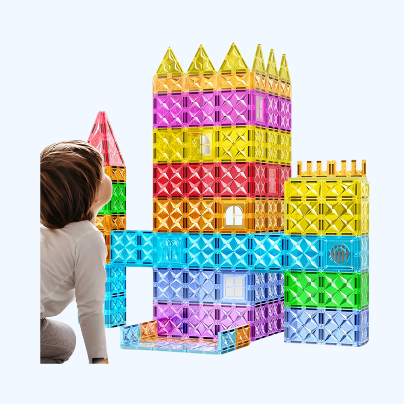 Magnetische Bouwstenen Puzzelset | Educatief Speelgoed 3+