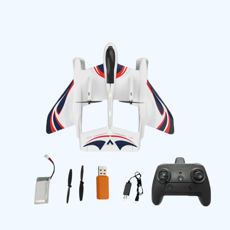 Zee en Lucht RC Vliegtuig | EPP Afstandsbestuurbaar Vliegtuig met LED Vaste Vleugel Zweefvliegtuig | Het Beste Cadeau voor Jongens