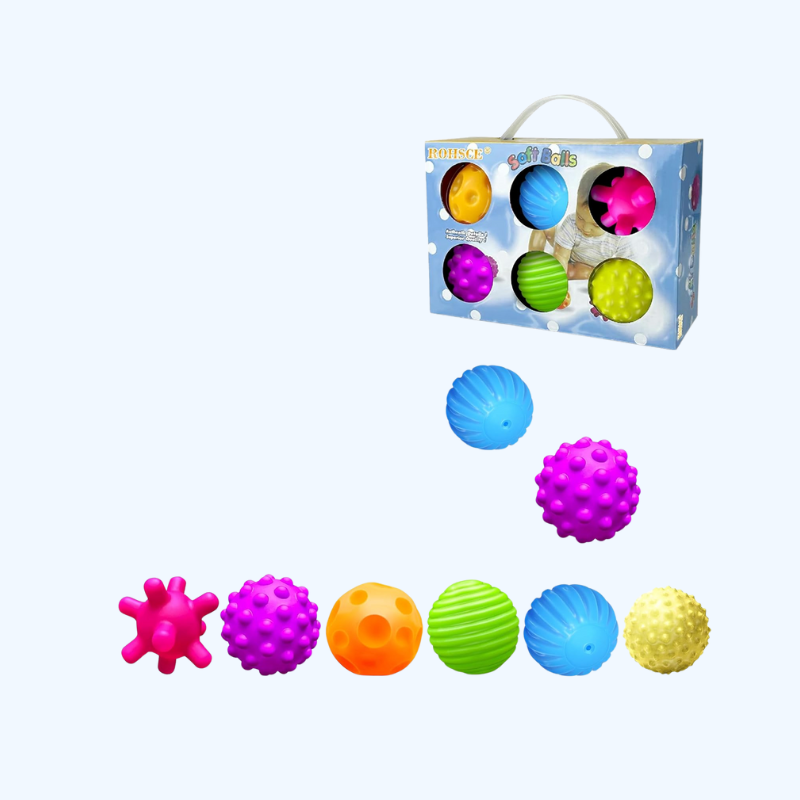 Sensorische Ballen voor Baby's 6-12 Maanden | Kleurrijk Tactiel Speelgoed | Sensorische Ontwikkeling