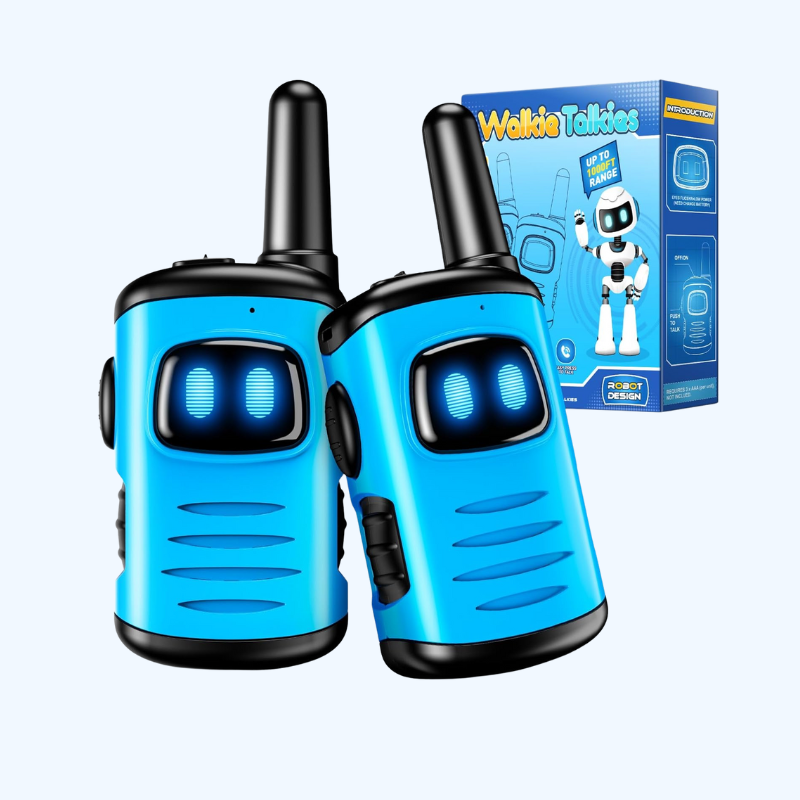 Walkie Talkie Speelgoed Voor Jongens: Mini Robot Walkie Talkies (Set Van 2), Halloween, Kerstmis, Verjaardagscadeaus Voor Jongens Van 3-8 Jaar, Geschikt Voor Kamperen En Buitenspellen