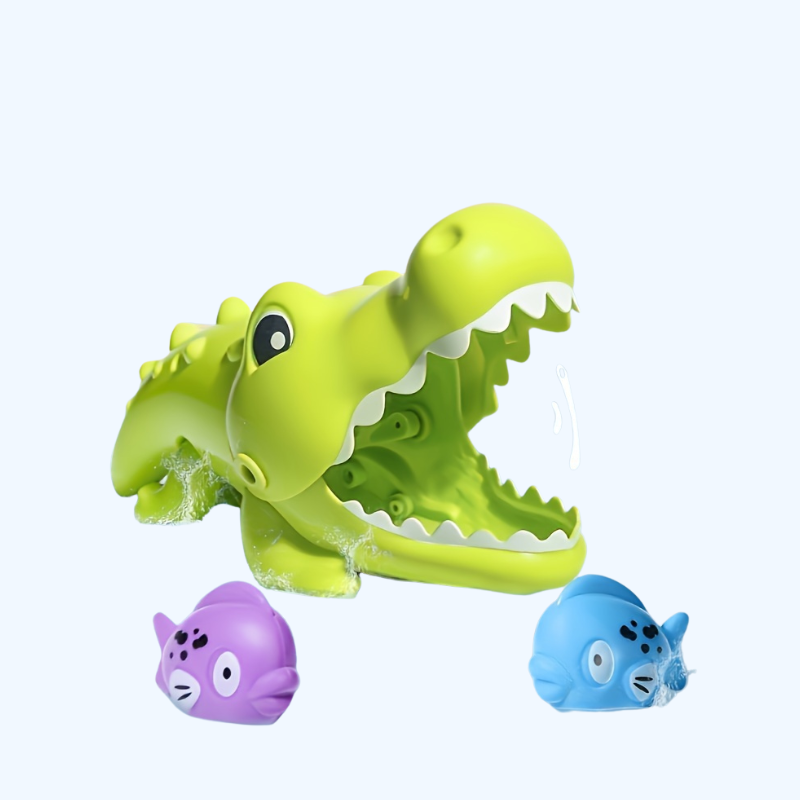 Grote Krokodil Eet Kleine Vis Speelgoed | Creatief Educatief Water Speelgoed, Voor Kinderen 18+ Maanden, Willekeurige Kleuren, Cadeau voor in Bad