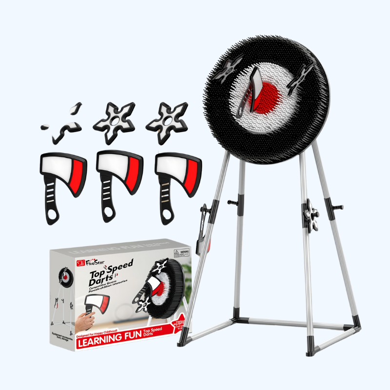 Dartbord met bijlen - Binnen- en buitenspeelgoed voor kinderen van 8-13 jaar en volwassenen, perfect als Kerstcadeau.