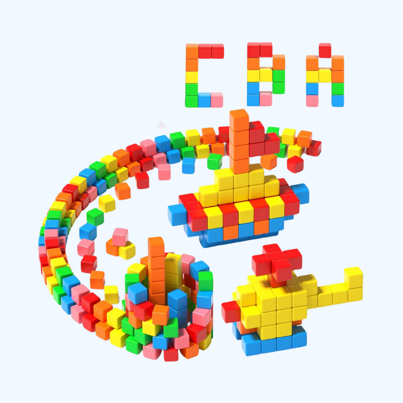 Magnetische Bouwblokken 42 Stuks | Sensorisch Montessori Speelgoed 3-8 Jaar | STEM Educatief Cadeau