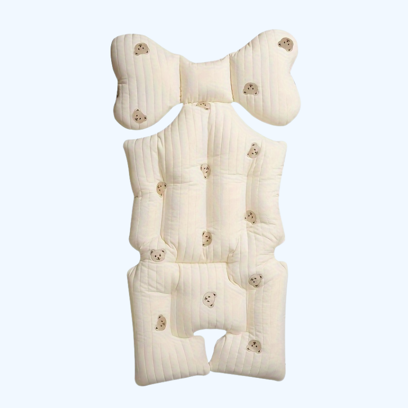Cushy Ride | Ultra-Zacht Dik Kinderwagen Zitkussen | Geschikt Voor Alle Seizoenen | Polyester Materiaal