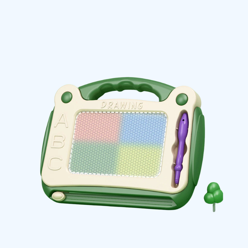 Mini Magnetisch Tekenbord | Wisbaar Kleurrijk Schrijfbord met Pen, Graffiti Kunst & Educatief Voorschool Speelgoed