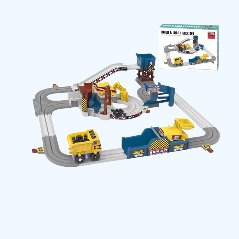 Elektrische Spoorwegtrein | Educatief inertiespeelgoed voor jongens & meisjes