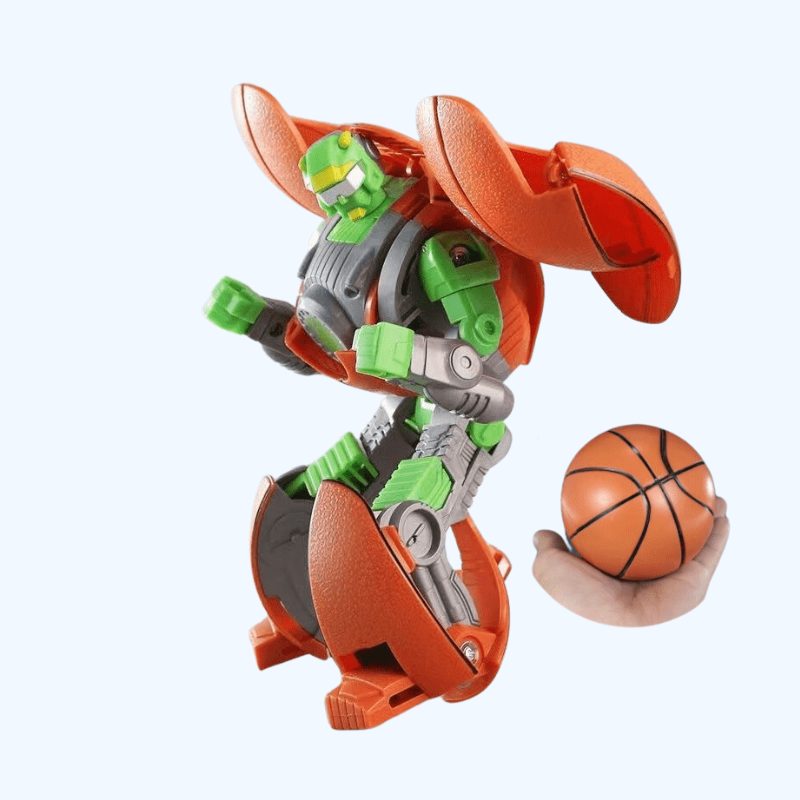 Transformeerbare sport-, basketbal- en voetbalmodellen - Creatieve speelgoedcadeaus.