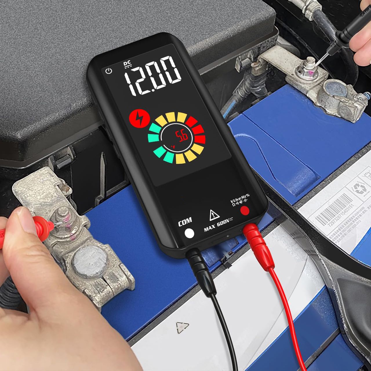 RmsMeter Digitale Multimeter | Nauwkeurige Meting van Voltage, Stroom & Weerstand – Compact & Gebruiksvriendelijk
