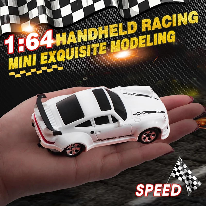 1/64 2.4G Hoge Snelheid Drift RC Auto | 4WD Afstandsbediening Racewagen | Mini RTR Model voor Jongens Cadeau