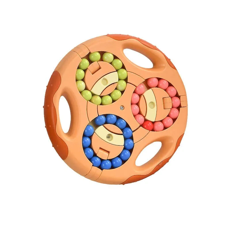 3-in-1 Magic Beans Draaikubus | Stressverlichting & Educatief Spel voor Kinderen & Volwassenen
