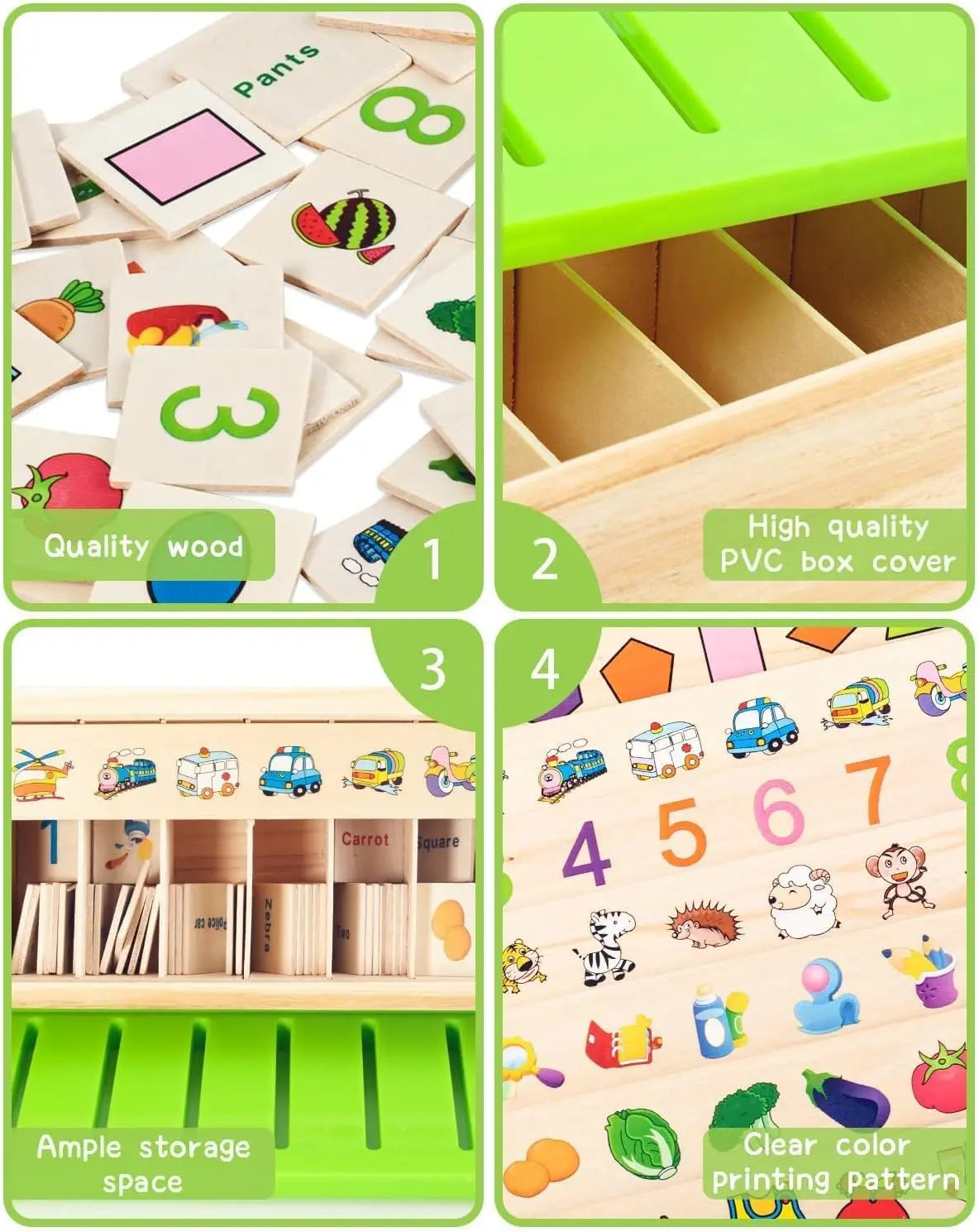 Montessori Sorteerbox | Vroege Educatie | Afbeelding & Object Match | Voor Kleuters