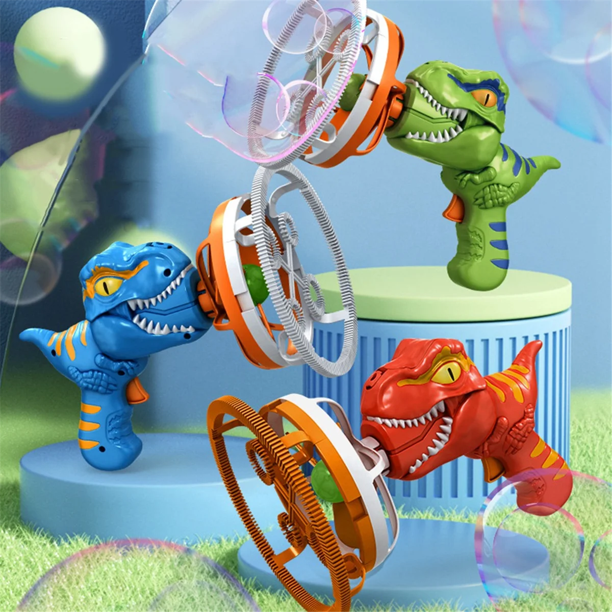Elektrische Dinosaurus Bubbel Machine | Leuk Zwembadspeelgoed!