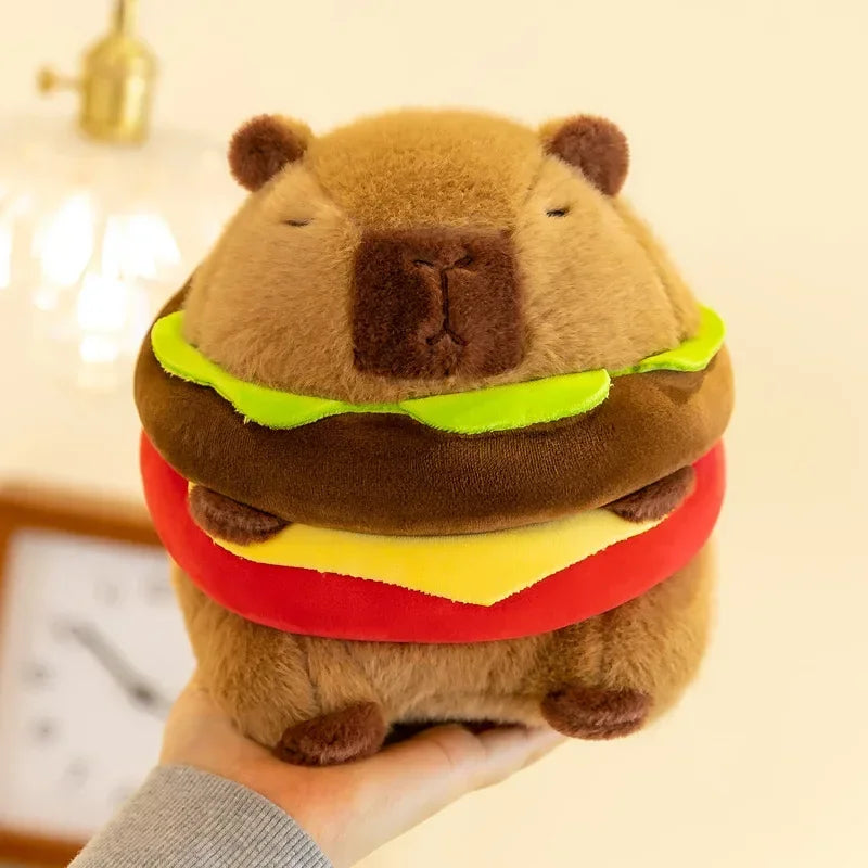 Schattige Capibara Knuffel met Dolfijnenmuts voor Kinderen - 30cm Zacht Pluche Speelgoed voor Jongens en Meisjes - Perfect Verjaardagscadeau voor Peuters en Kleuters