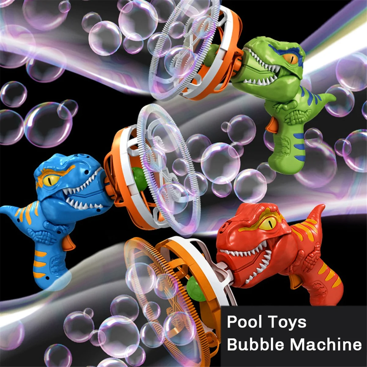 Elektrische Dinosaurus Bubbel Machine | Leuk Zwembadspeelgoed!
