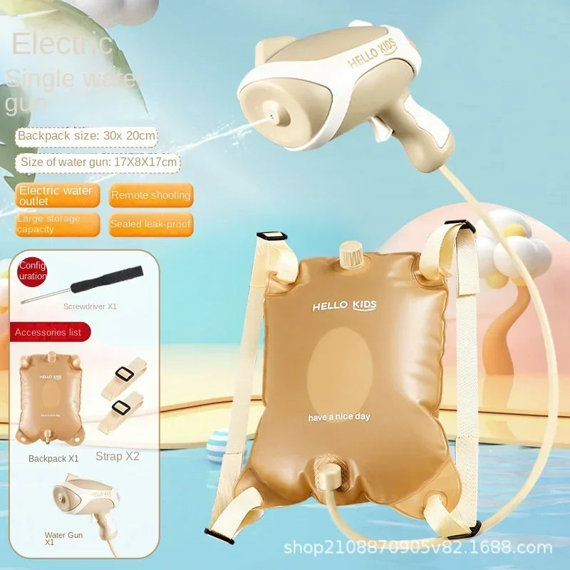 Elektrisch Rugzak Waterpistool | Oneindig Waterplezier voor Kinderen