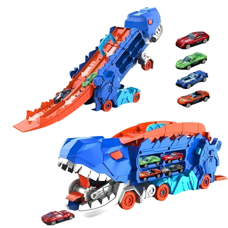 Dino Transport Truck | Omvormbare Speelauto & Dinosaurus Set