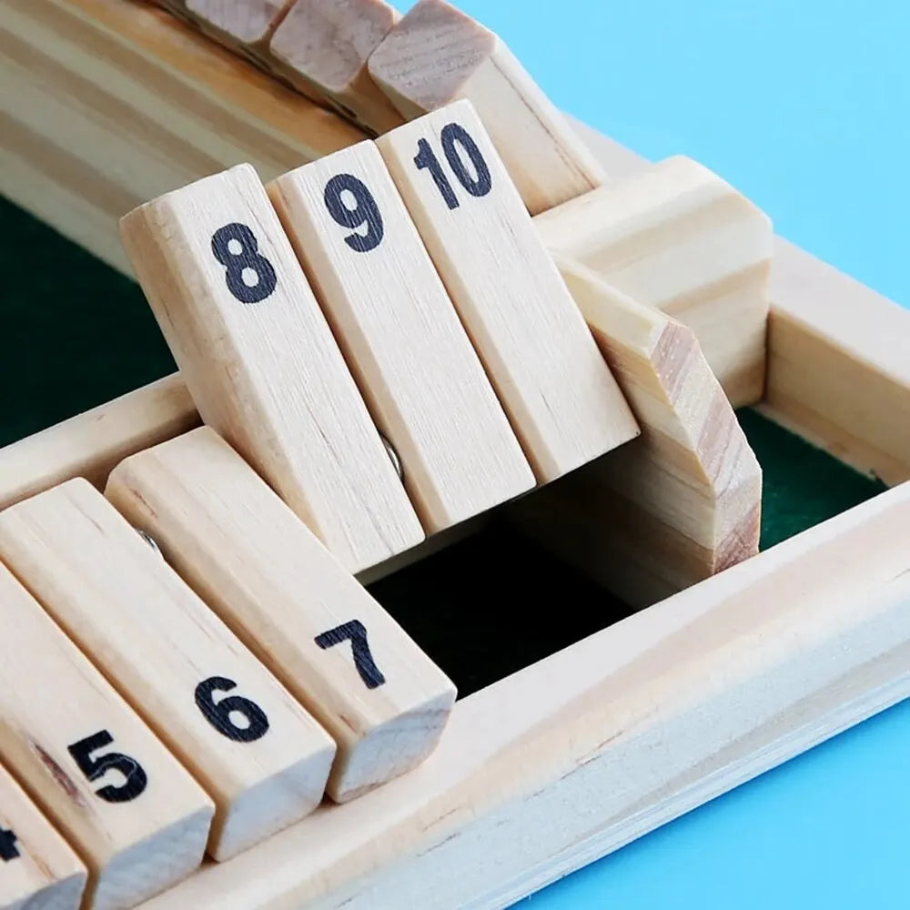 Houten Dobbelspel Shut The Box | Het Ultieme Gezinsvermaak