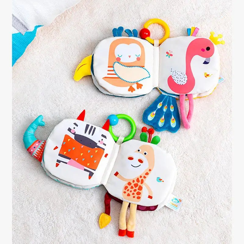 Zintuiglijk Babyboekje Stoffenboek | 3D Voelboek voor Peuters en Baby’s