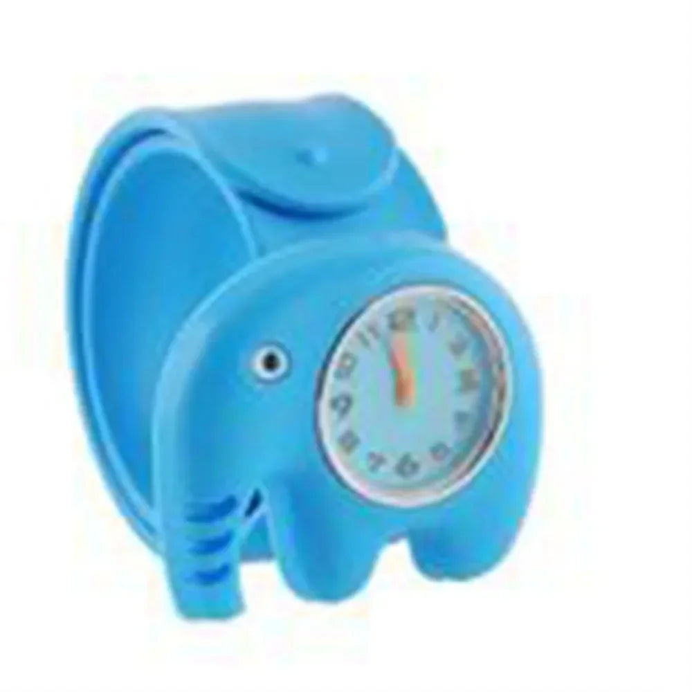 Cartoon Dieren Kinderhorloge | Schattige Fruit Siliconen Klaphorloge, Kwartshorloge, Cadeau voor Jongens & Meisjes