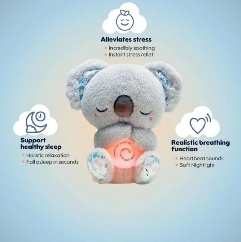 Schattige Kalmerende Koala | Knuffelkoala met Ademhaling om Angst te Verlichten, Slaaphulp voor Kinderen en Volwassenen