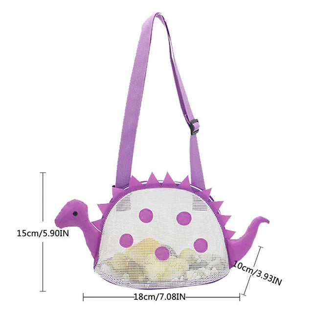 Beach Mesh Bag | Schattige Krabvormige Schelpen Tas voor Kinderen