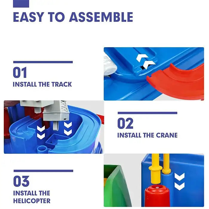 Racebaan Auto Speelgoed | Interactief Trein- & Raketspel