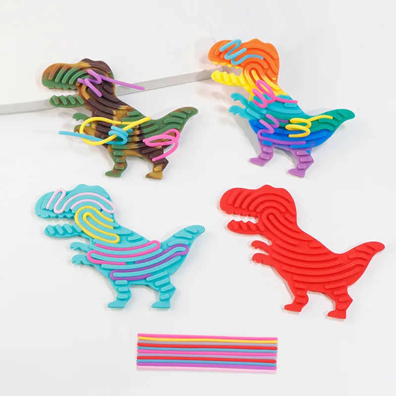 Silicone Sensorisch Drukbord | Compact stressverlagend educatief speelgoed