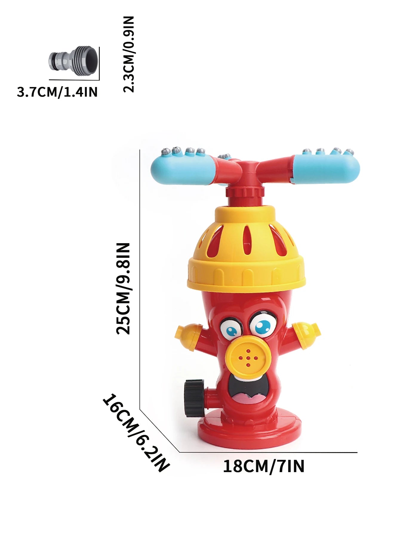 Brandkraan Watersproeier | Speelse Tuinsproeier voor Kinderen