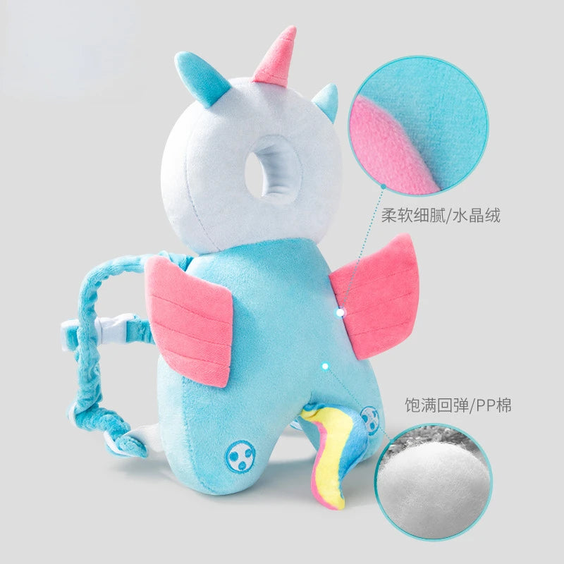 Baby Hoofdbescherming Rugzak | Veilig en Zacht Valkussen voor Binnengebruik